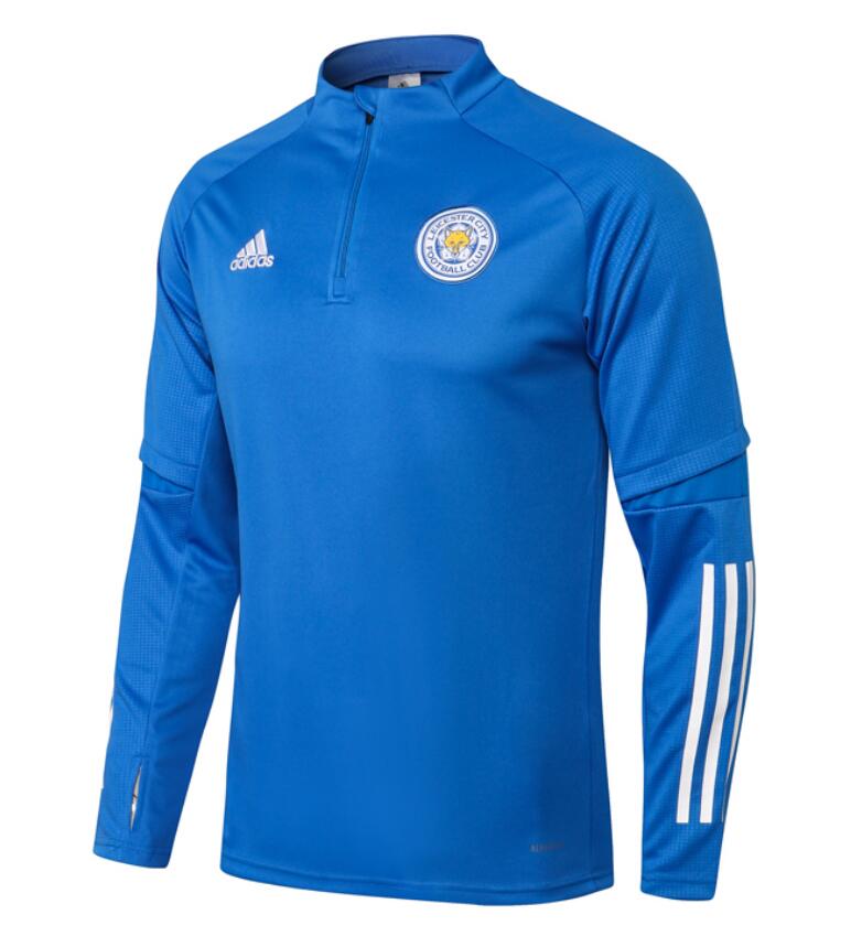 2021/22 Leicester City Blue Training Sweatshirt